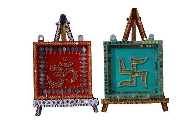 Swastik and Om Key Holder