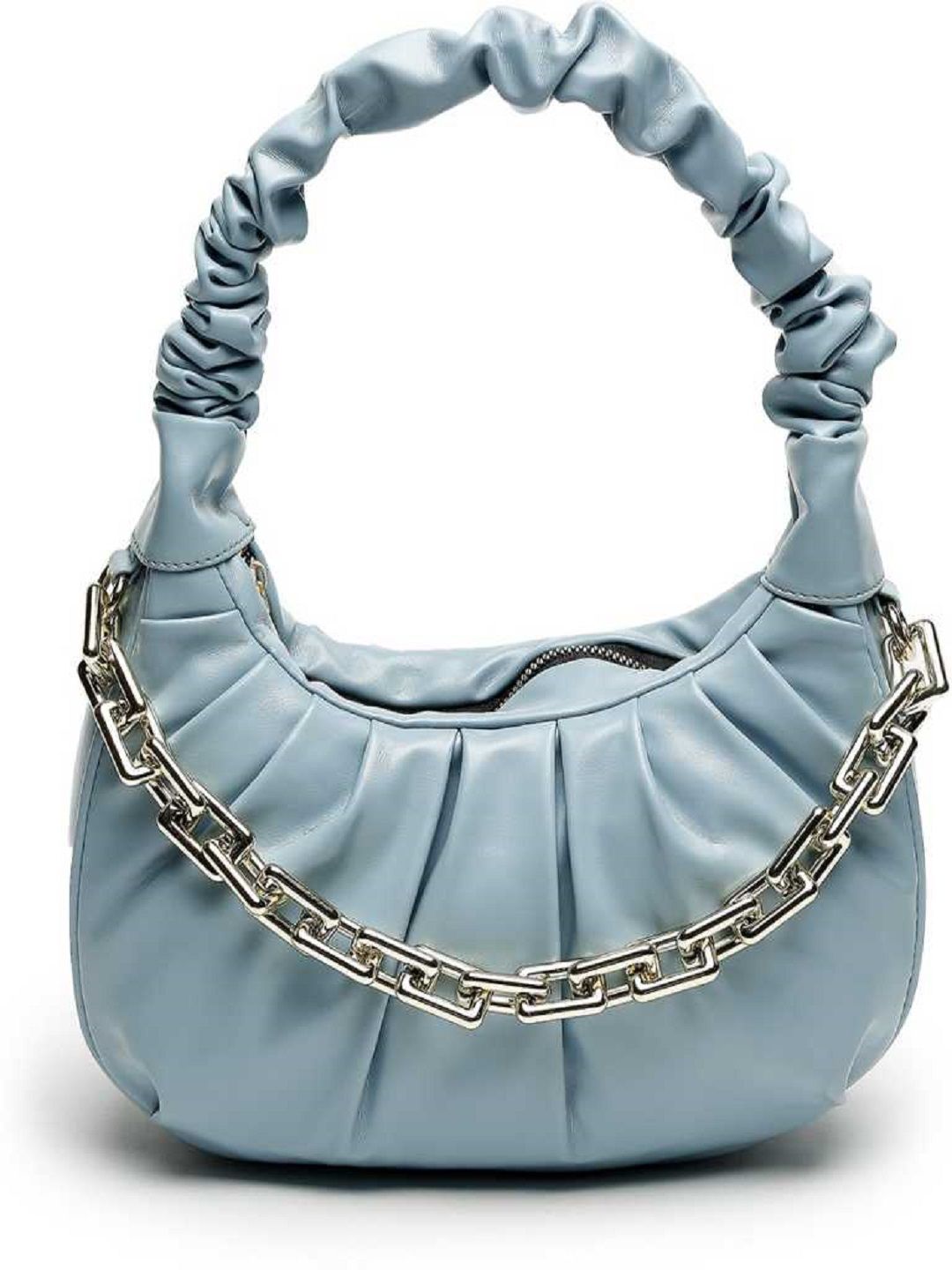 Lychee bags Women Pu  Gathered Shoulder Bag