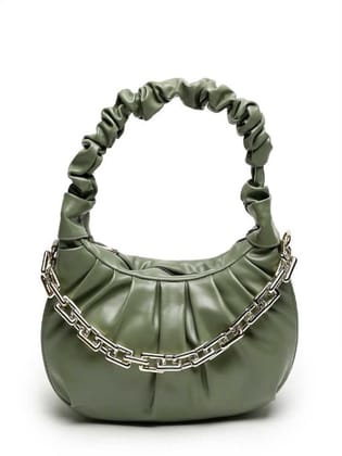 Lychee bags Women Pu  Gathered Shoulder Bag