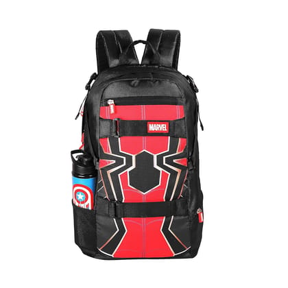 Marvel Spider Man 29 liters Polyester Durable Fabric Office Laptop Backpack for Adults, Boys (Red & Black) - AZ293 Marvel Spider Man 29 liters Polyester Durable Fabric Office Laptop Backpack for Adults, Boys (Red & Black) - AZ293