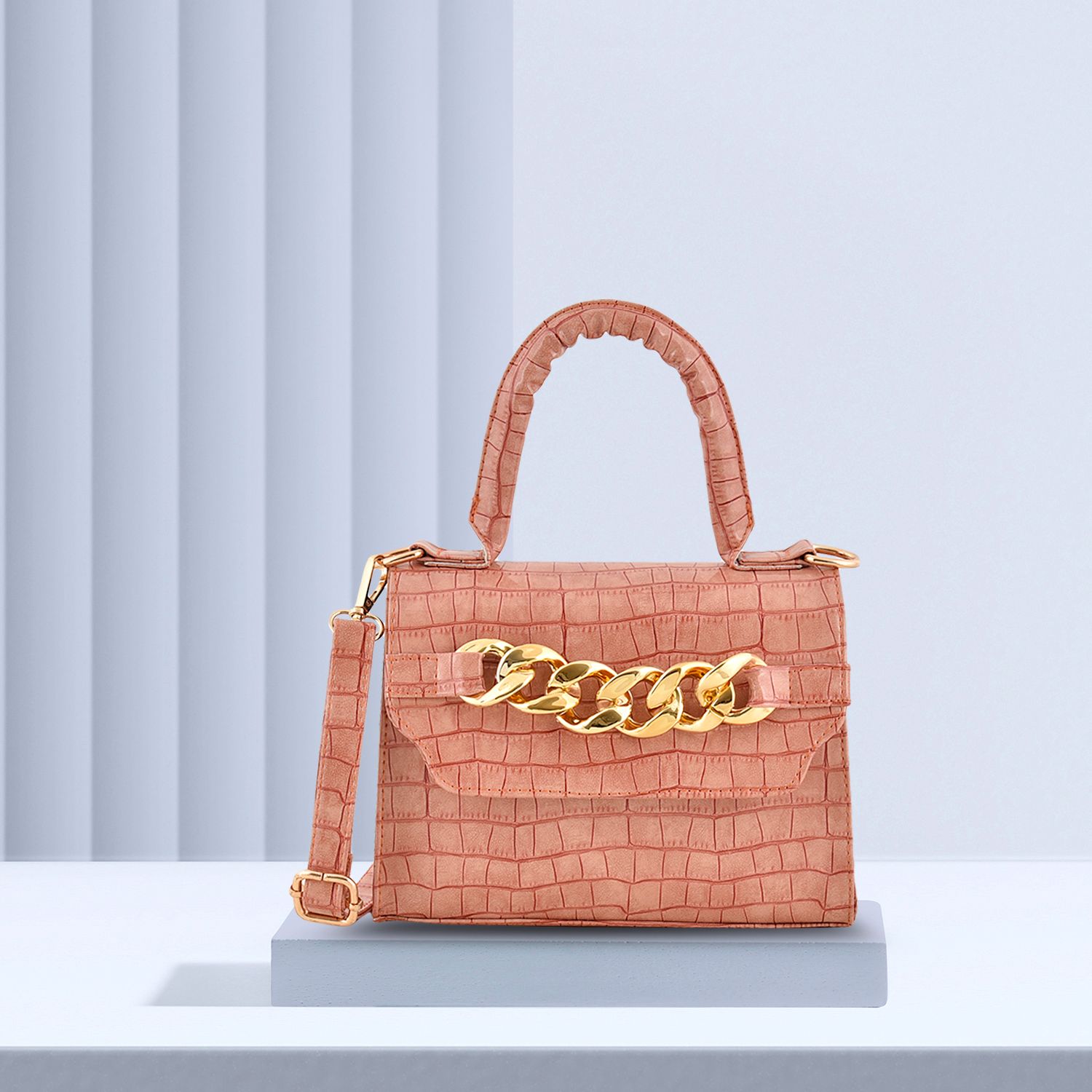 Lychee bags Women Pu Purple Sling Bag