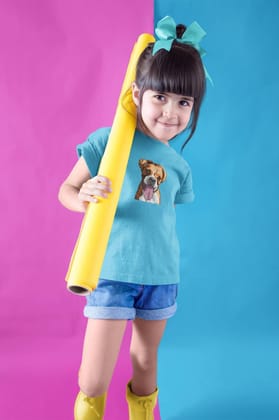 Round Neck T-Shirt (Toddlers) - Bright As A Boxer (17 Colours)
