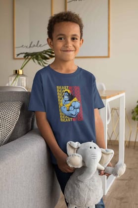 Round Neck T-Shirt (Kids) - Beast Mode (9 Colours)