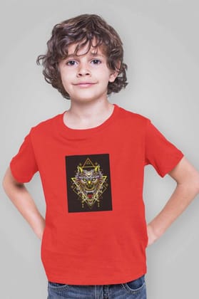 Round Neck T-Shirt (Kids) - Alfa Wolf (17 Colours)