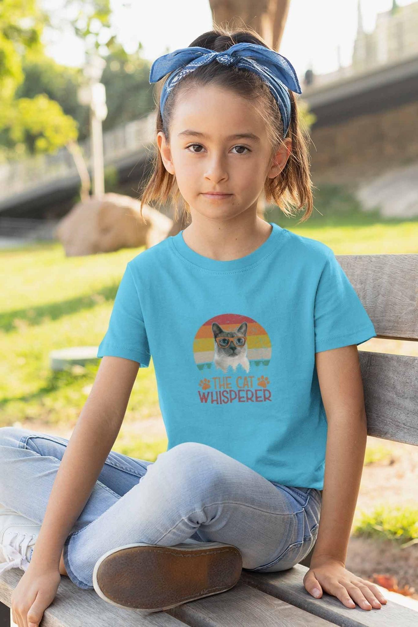 Round Neck T-Shirt (Toddlers) - The Cat Whisperer (7 Colours)