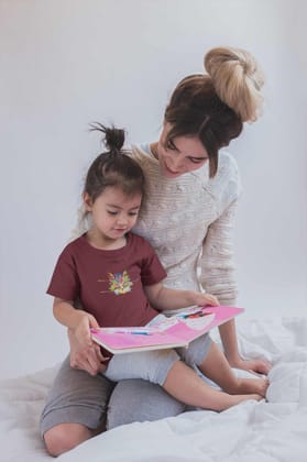 Round Neck T-Shirt (Toddlers) - Laser Sharp Cat (17 Colours)