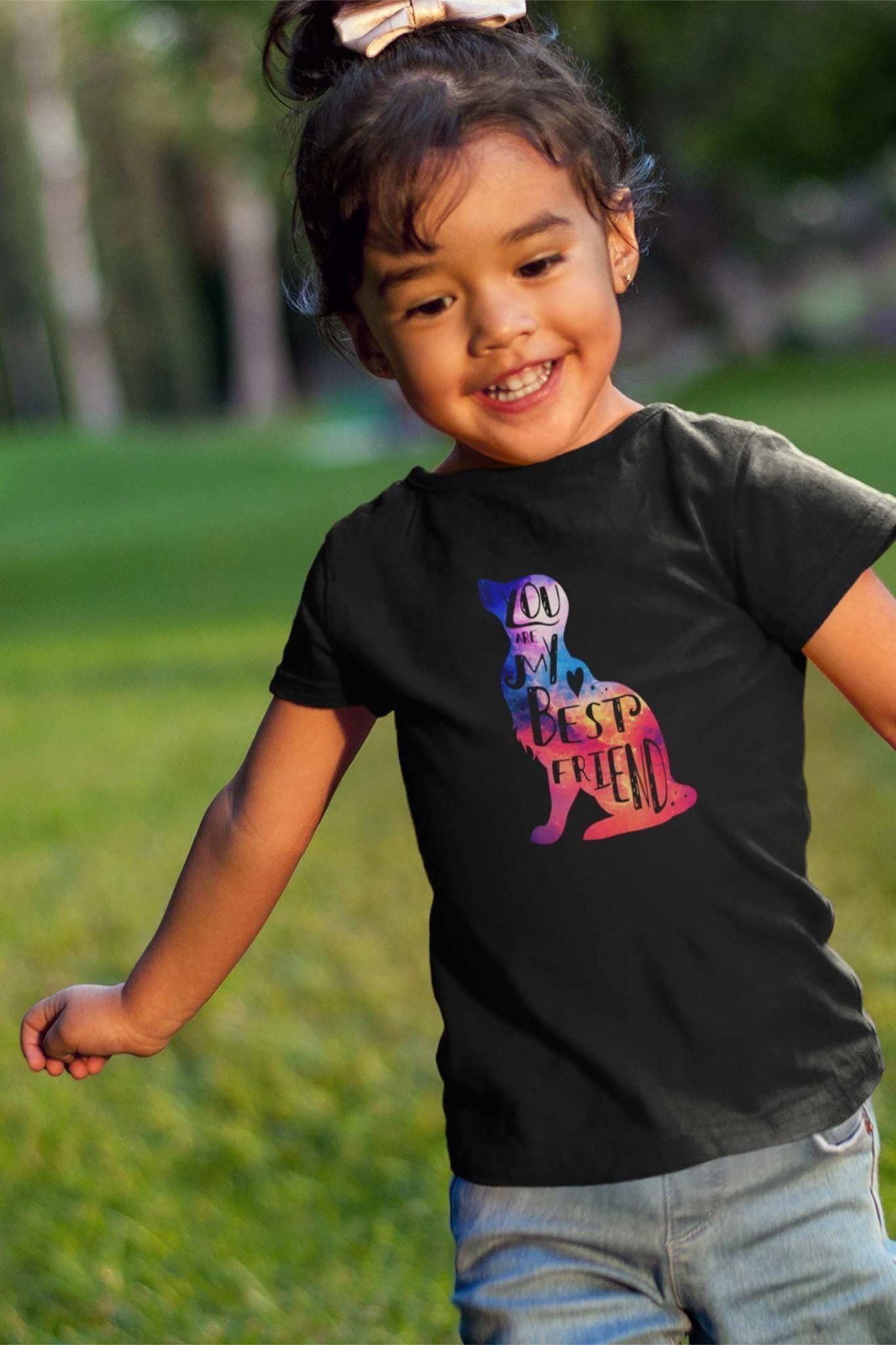 Round Neck T-Shirt (Toddlers) - Best Fur-ends Forever (15 Colours)