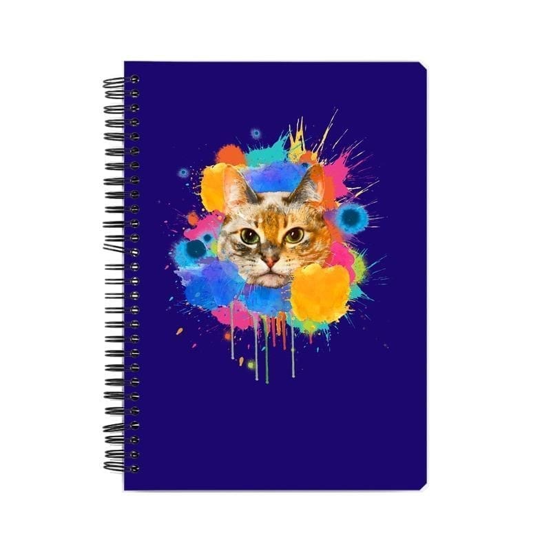 Splishy Splashy Cat Notebook
