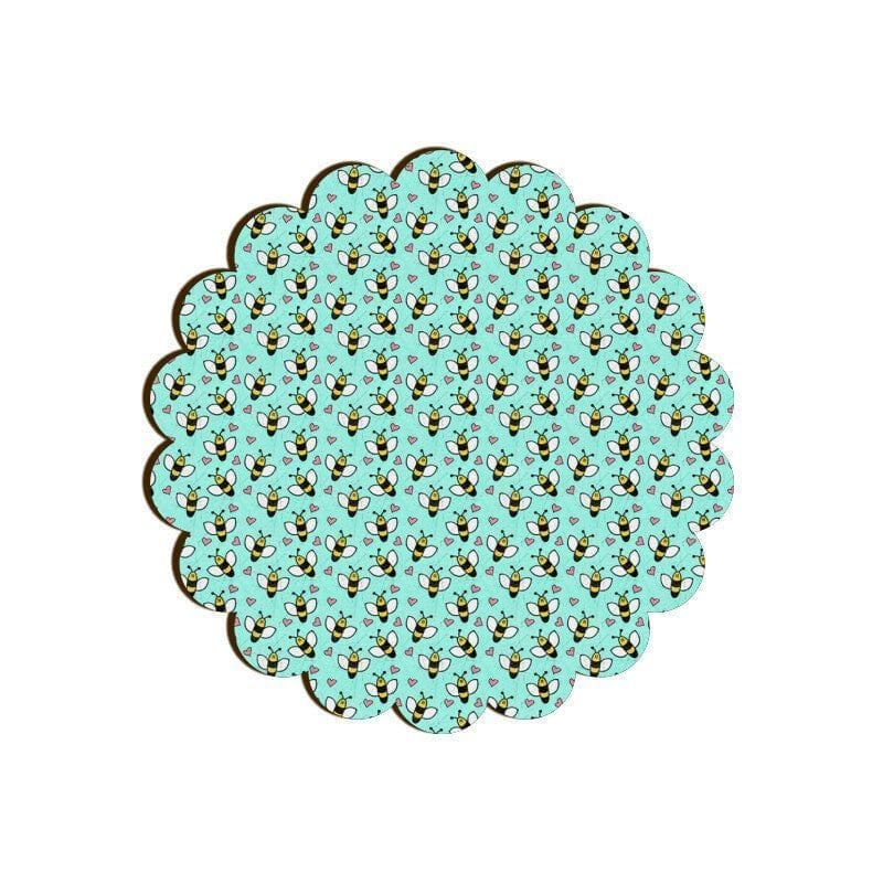 Bee My Honey Scallop Coaster