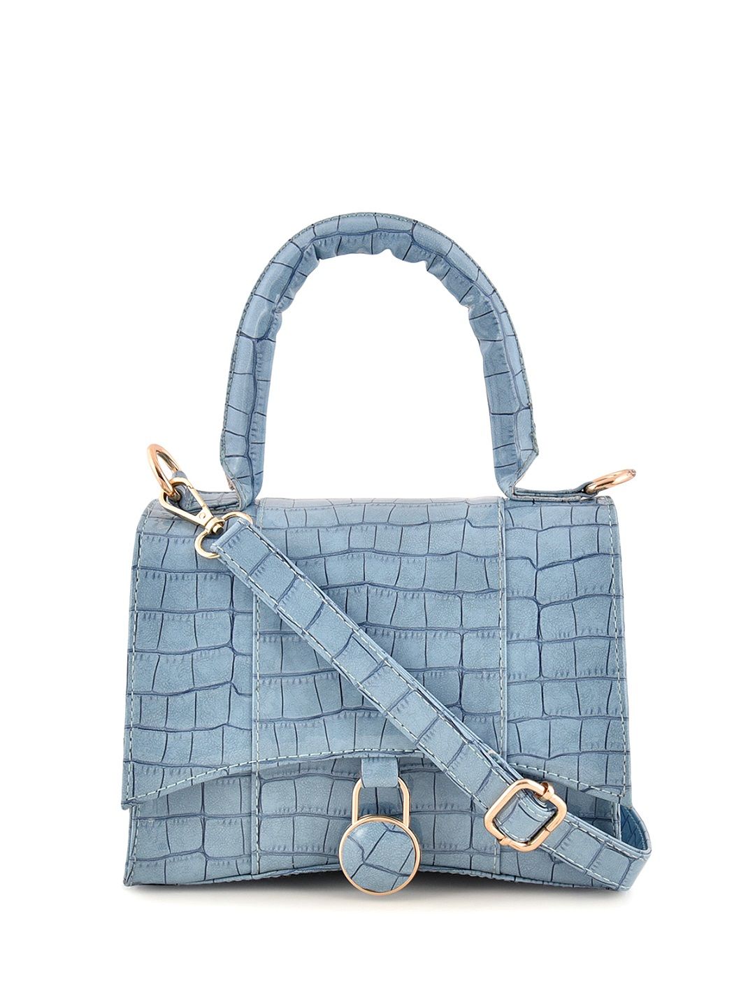 Lychee Bags Women Pu Croco Finish Sling Bag