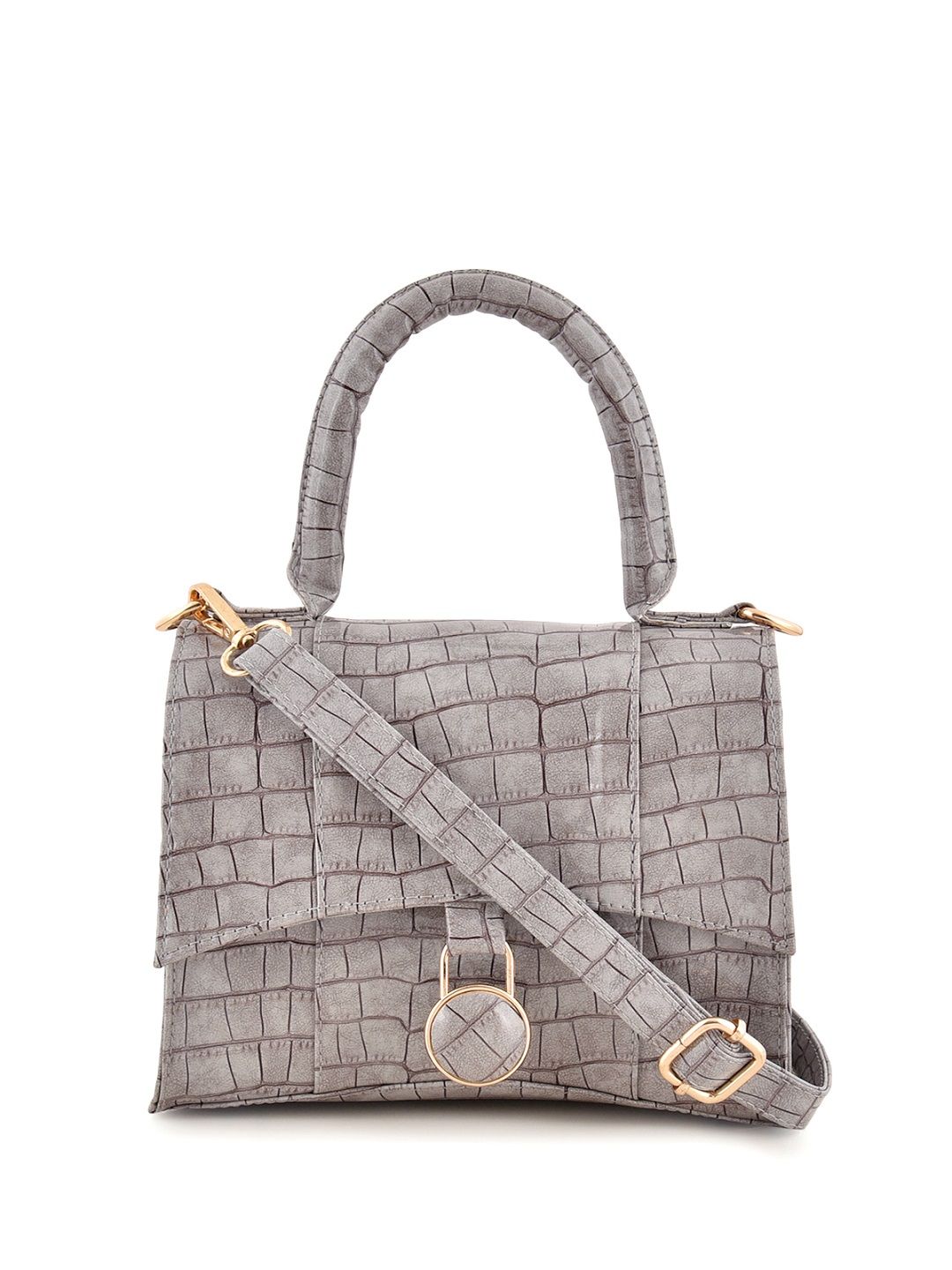 Lychee Bags Women Pu Croco Finish Sling Bag