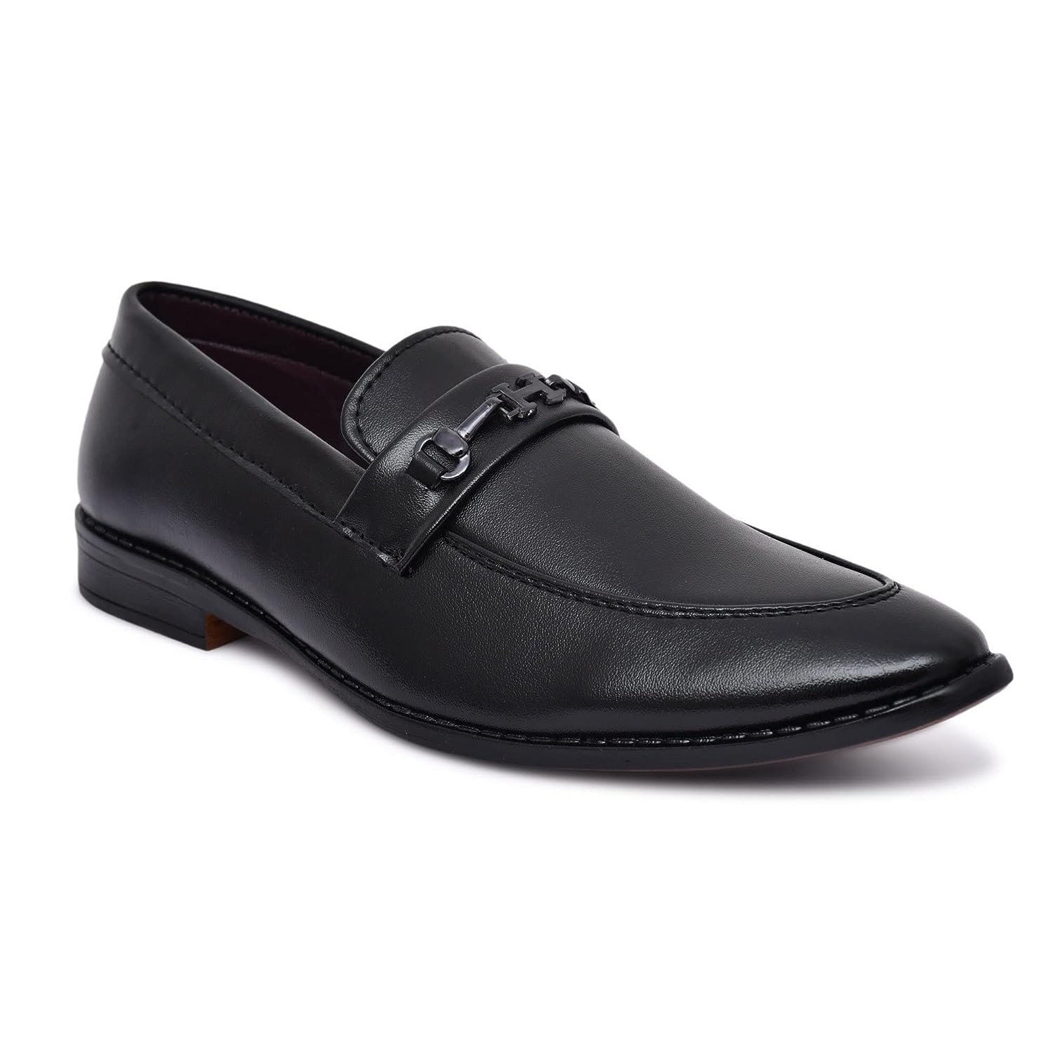 KingKarlos Loafers Shoes For Men ( Black)