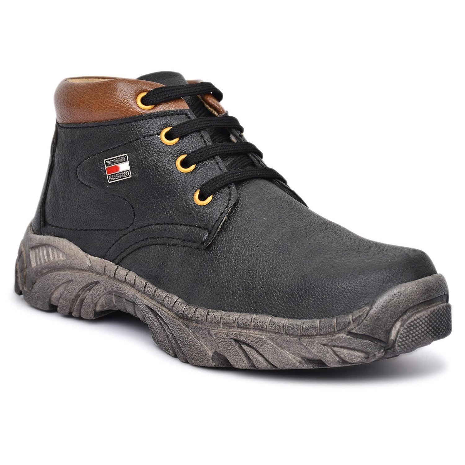 KingKarlos  Men Casual Boots ( Black)