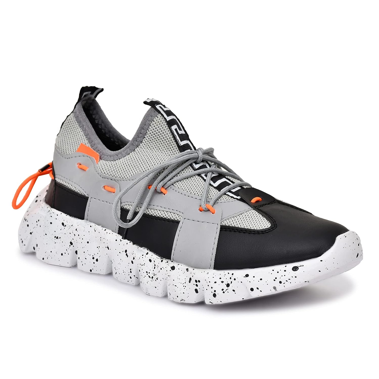KingKarlos Sneakers for Men ( Black & Grey)
