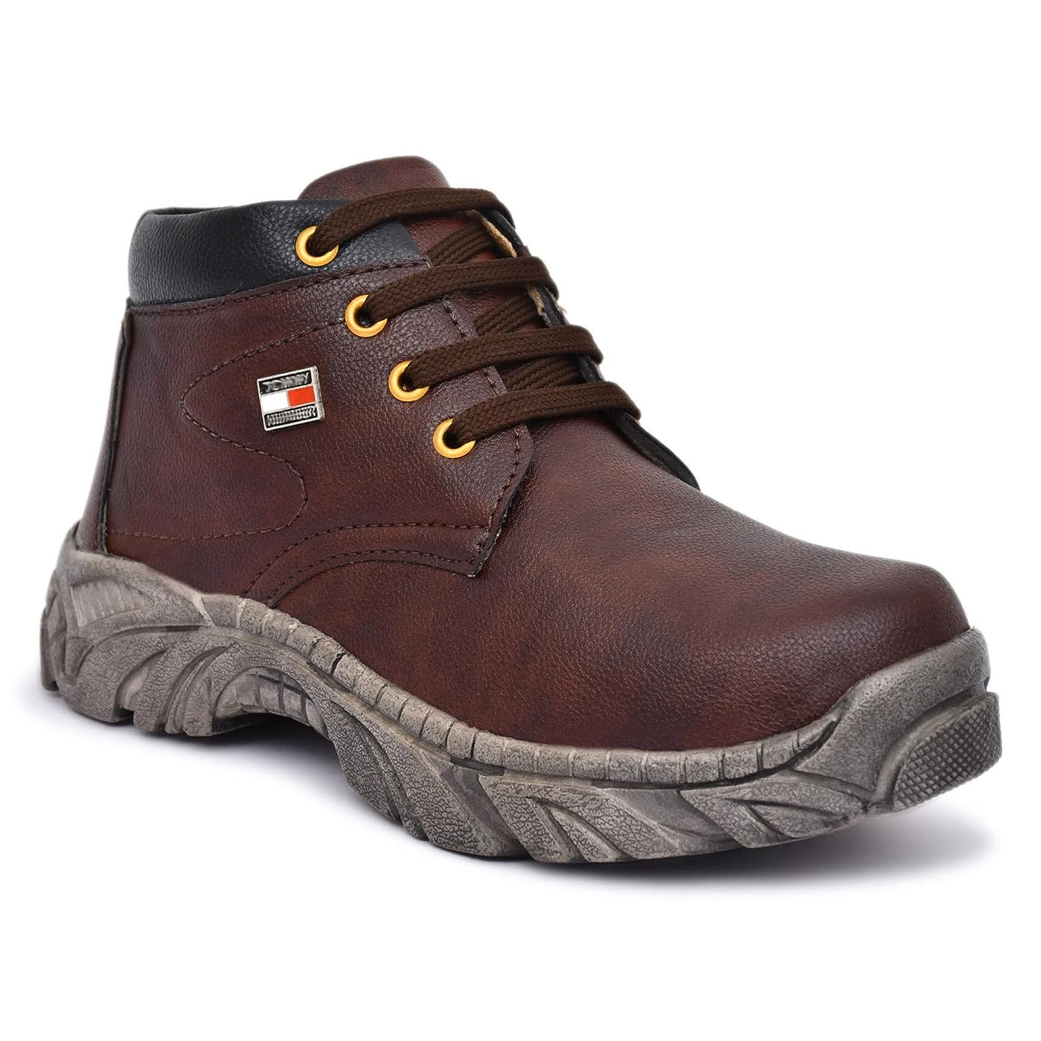 KingKarlos men Casual Boots ( Brown)
