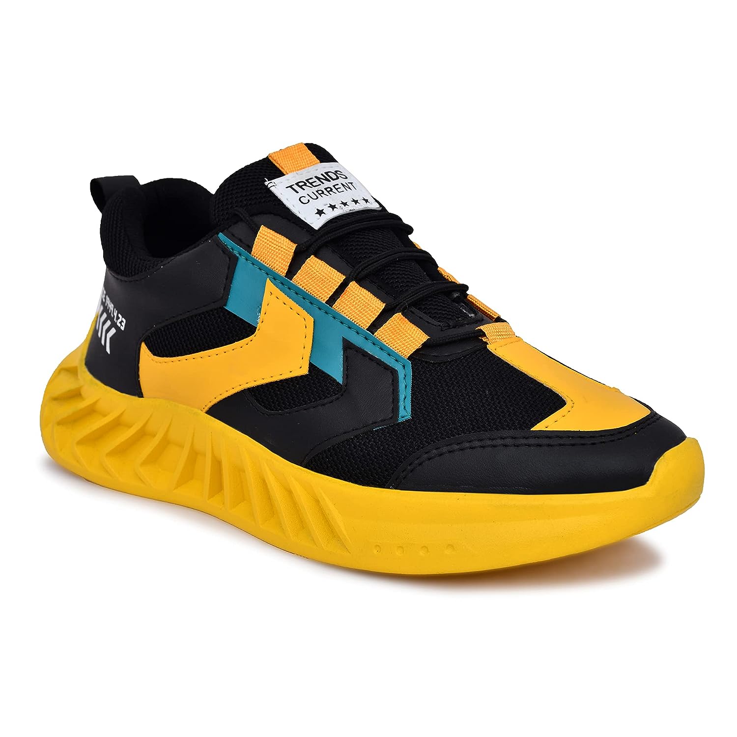 KingKarlos Men's Casual Sneakers ( YELLOW)