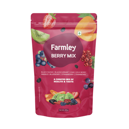 Farmley Berry Mix Dried Berries- 200g Farmley Berry Mix Dried Berries- 200g