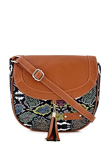 Lychee bags Women Canvas Print Sling Bag