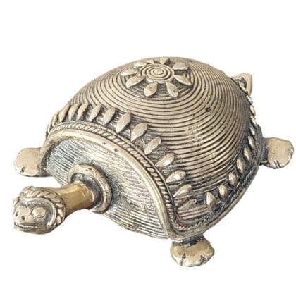 Tribes India Handcrafted Bell Metal Tortoise Tribes India Handcrafted Bell Metal Tortoise