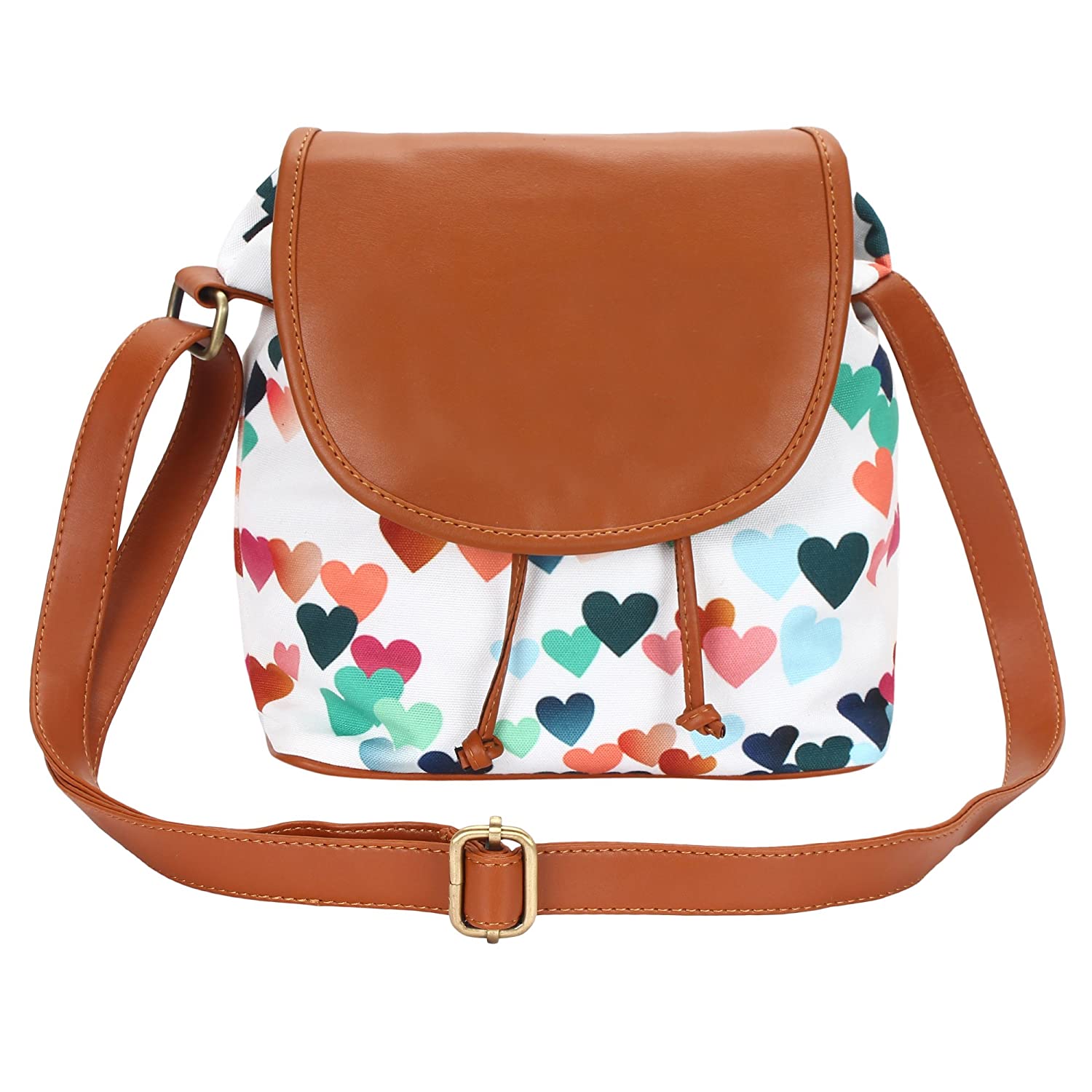 Lychee bags Women Canvas/PU Amie Sling Bag for Girls