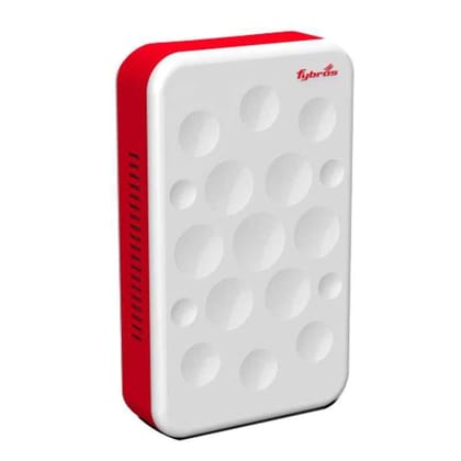 Fybros Oval Red & White Ding Dong Door Bell with Stereophonic Digital Sound, 9004