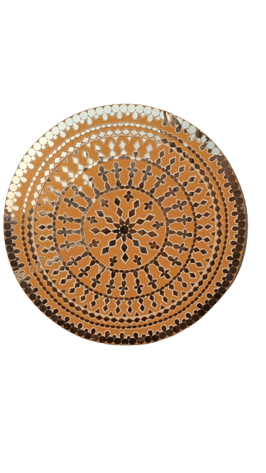 Mirror Mosaic Art From Cone