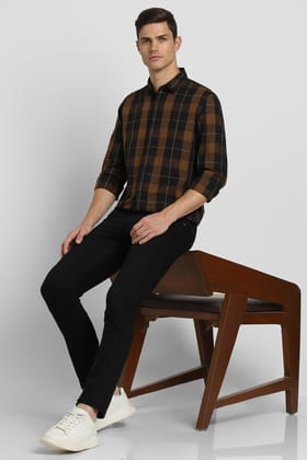 Men Multi Slim Fit Check Full Sleeves Casual Shirt Men Multi Slim Fit Check Full Sleeves Casual Shirt