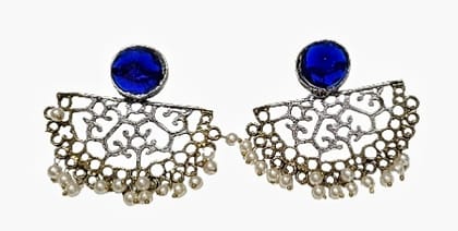 Glamvila Blue Stone Stud