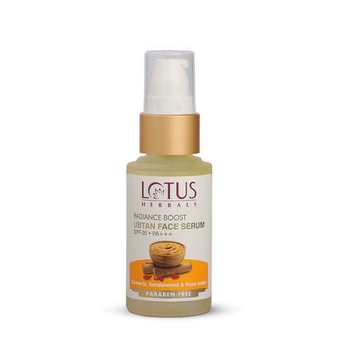 Lotus Herbals Radiance Boost Ubtan Face Serum SPF 20 (30ml)