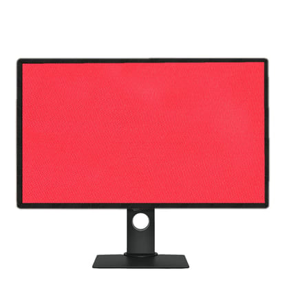 PalaP Super Premium Dust Proof Monitor Cover for HP 24 inches Monitor (RED)