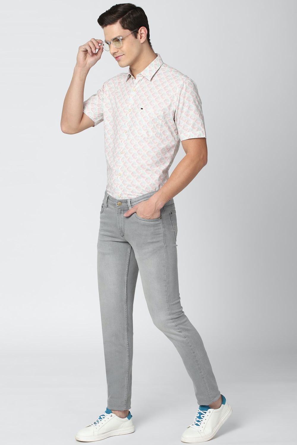 Men Multi Slim Fit Print Half Sleeves Casual Shirt