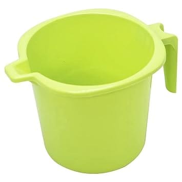 Home Plastic Bath Mug (Green 1)
