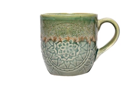 COLLECTIBLES INDIA, SEA Green Ceramic Mug Collectibles India Ceramic, Big and Beautiful Design Mug to Hold Your Favourite hot and Cold Beverage Like Coffee, Tea, Milk- (3.5x4.5 Inch, Pink Fusion) COLLECTIBLES INDIA, SEA Green Ceramic Mug Collectibles India Ceramic, Big and Beautiful Design Mug to Hold Your Favourite hot and Cold Beverage Like Coffee, Tea, Milk- (3.5x4.5 Inch, Pink Fusion)