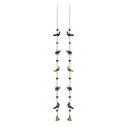 Garvi Gurjari Paper Mache Handmade Deocrative Door Hanging (GGCPMWH01) - Set of 2