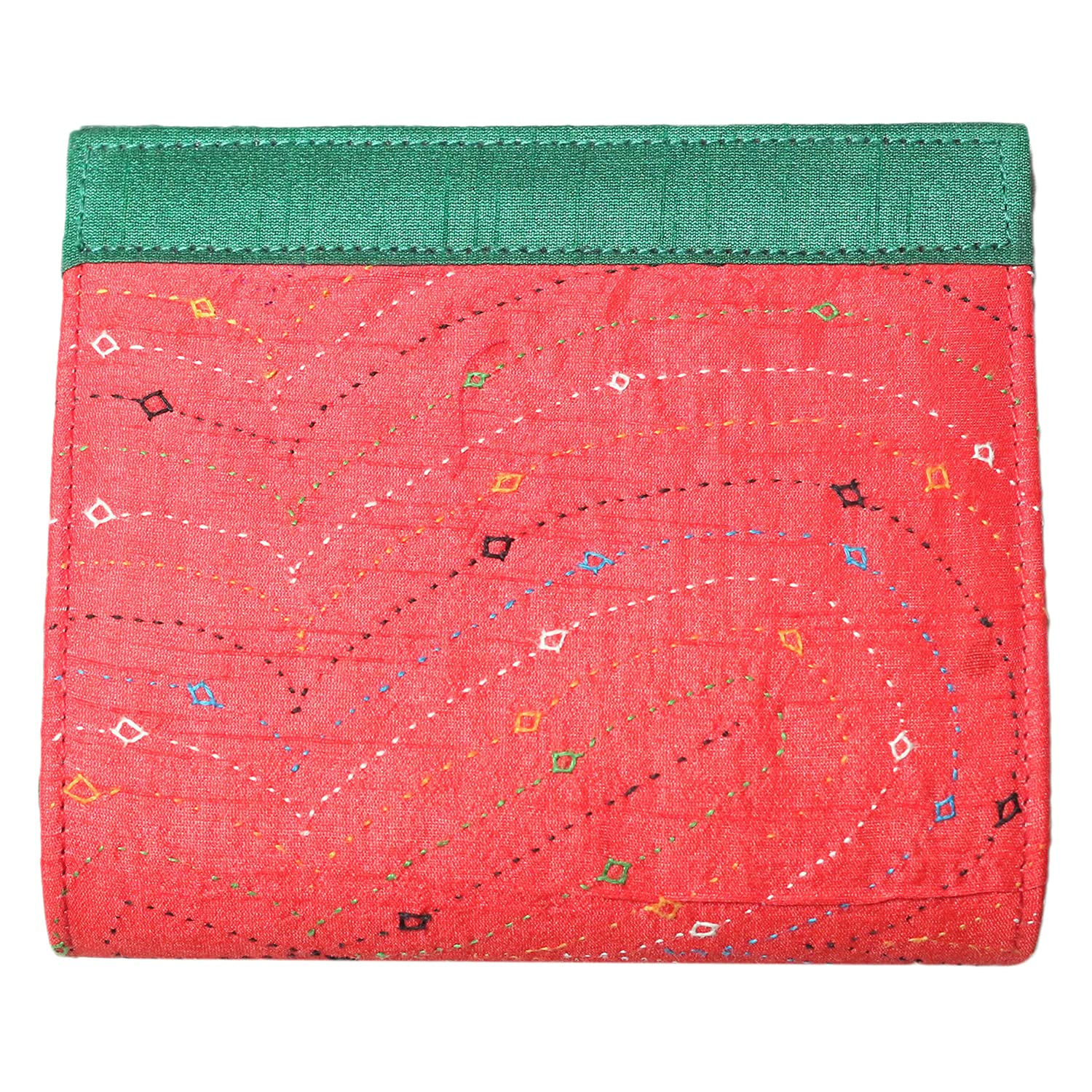 Garvi Gurjari (A Gujarat Govt Enterprise Handicraft Women's Wallet (Red)
