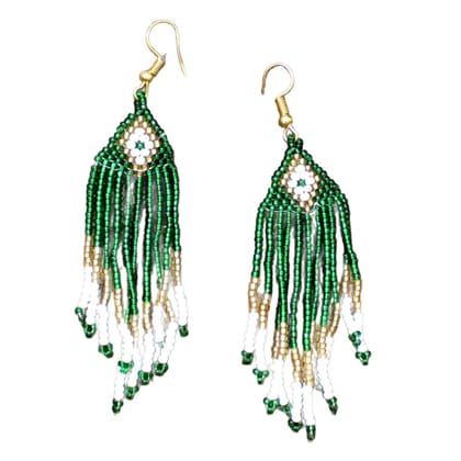 Garvi Gurjari (A Gujarat Govt Enterprise) Handcrafted Beaded Earrings(GGCHBE01)