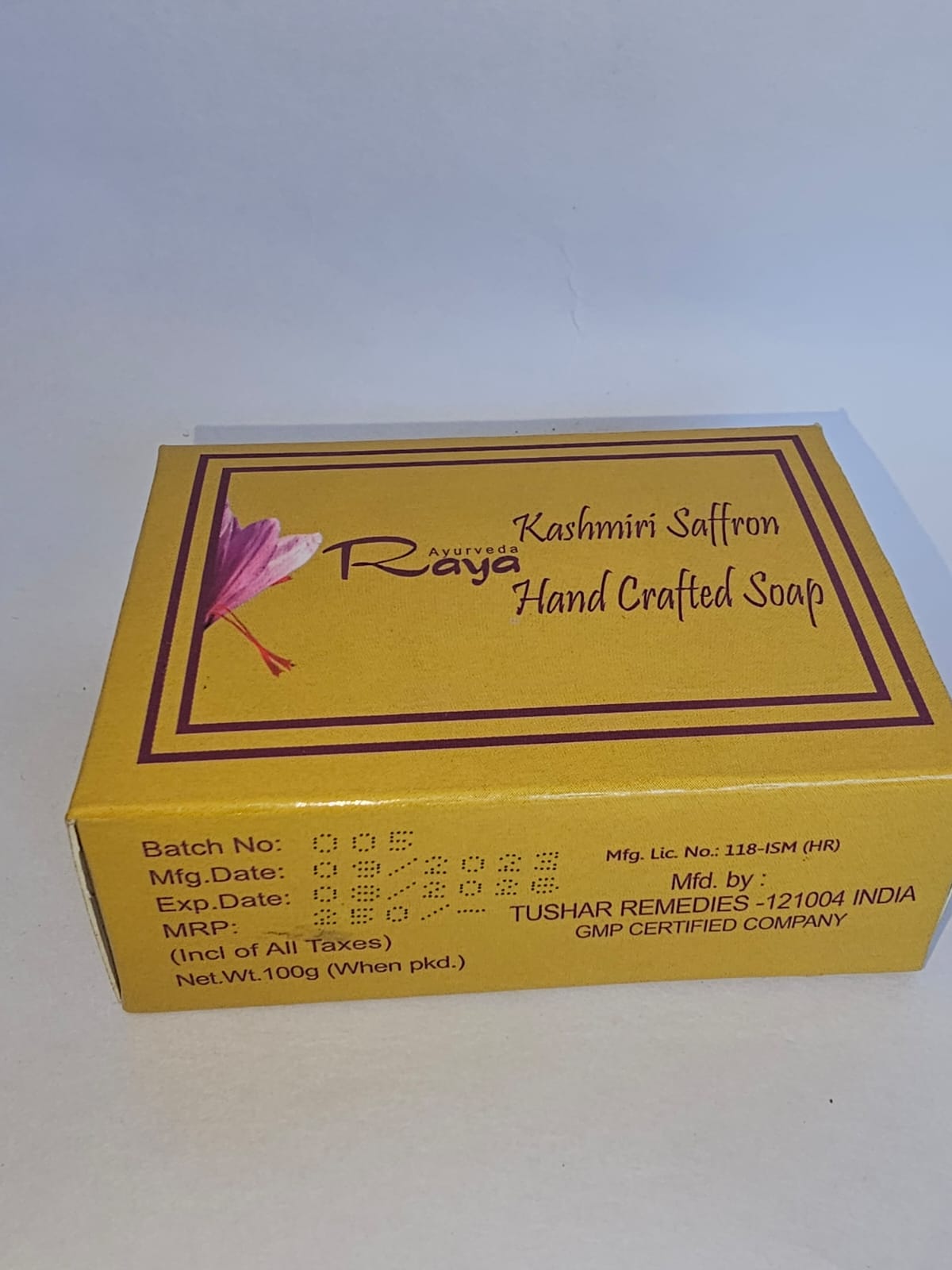 Kashmiri Saffran Soap 100 gram