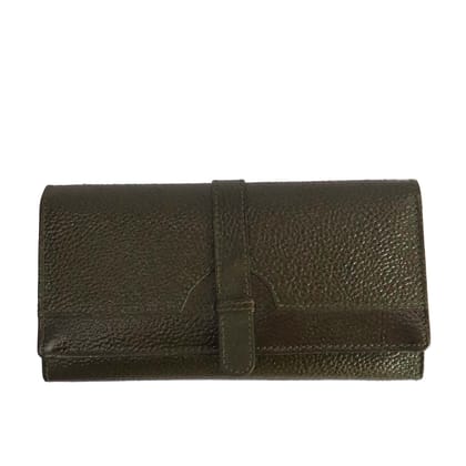 Women Trendy Green Genuine Leather Wallet (PDS/LDB/23/0007P) Women Trendy Green Genuine Leather Wallet (PDS/LDB/23/0007P)