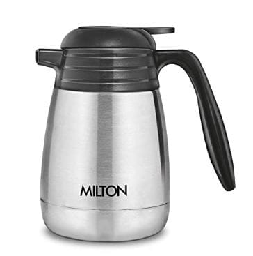 Milton Thermosteel Carafe 24 Hours Hot or Cold Tea/Coffee Pot, Silver, Stainless Steel