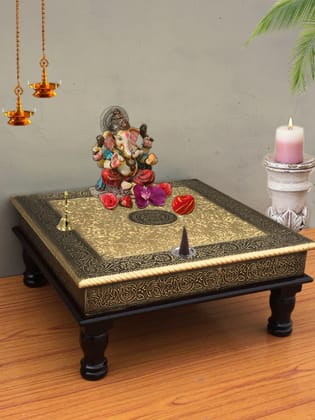 Brass Wooden Pooja Chowki, Pooja Chowki, Chowki, Chowki Chaurang, Pooja Stool, Wooden Stool, Wooden Brass Chowki, Plant Stand, Book Stand Brass Wooden Pooja Chowki, Pooja Chowki, Chowki, Chowki Chaurang, Pooja Stool, Wooden Stool, Wooden Brass Chowki, Plant Stand, Book Stand