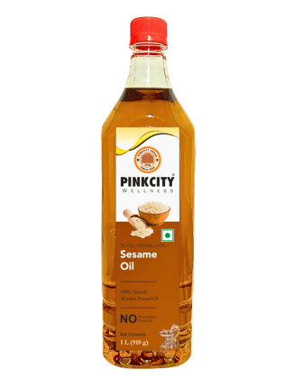 Pinkcity Wellness Wooden Cold Pressed Sesame Oil Pinkcity Wellness Wooden Cold Pressed Sesame Oil
