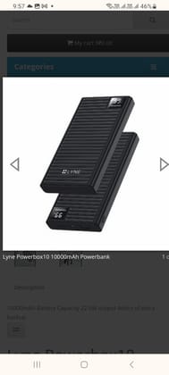 Lapcare Powerbox10 10000mAh Powerbank