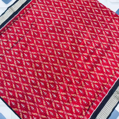 Maroon Sambalpuri Pata Saree Maroon Sambalpuri Pata Saree