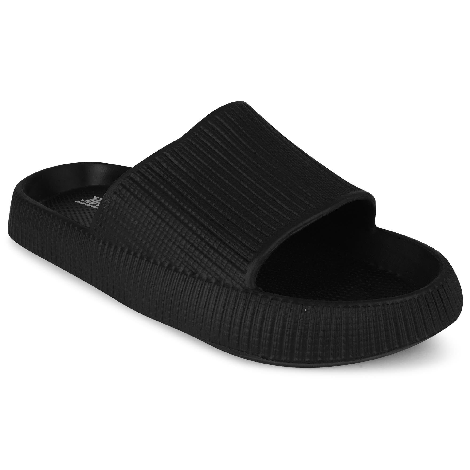 Paragon Everyday Comfort Lightweight, Durable, Waterproof Slides for Men with Modern Weave Design and Extra Sole Support | Casual Slider Sandals for Men