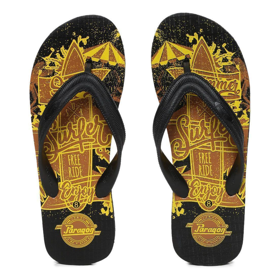 Paragon Men's Yellow Flip Flops (K3719G-YLW ) UK: 10