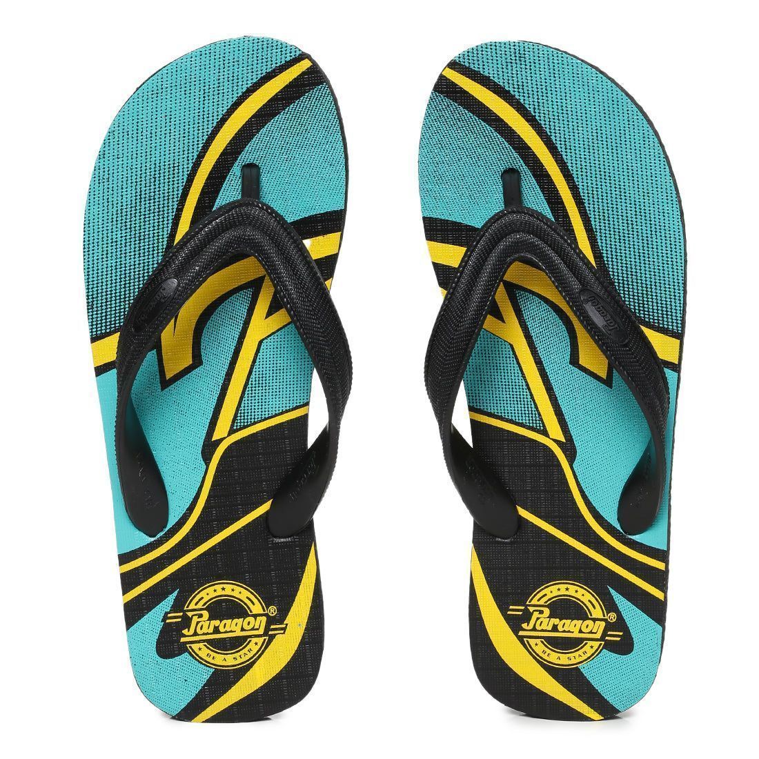 Paragon Men's Turquoise Flip Flops (K3718G-TRQ ) UK: 10