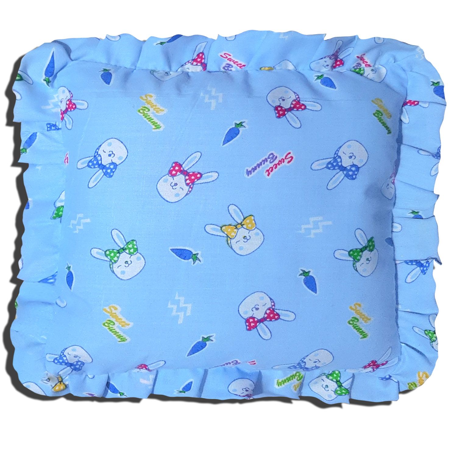 LAKHMORVI New Born Baby Mustard Seeds Rai Soft Cotton Printed Pillow