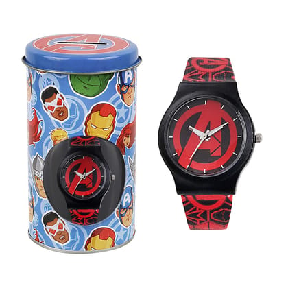 Marvel Comics Wrist Watch for Kids Multicolor Round Analogue Wrist Watch Birthday Gift for Boys & Girls - Age 3 to 12 Years (Avengers Red) Marvel Comics Wrist Watch for Kids Multicolor Round Analogue Wrist Watch Birthday Gift for Boys & Girls - Age 3 to 12 Years (Avengers Red)