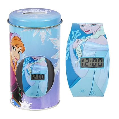 Disney Digital Unisex Child Watch (Blue Dial Multi Colored Strap) Disney Digital Unisex Child Watch (Blue Dial Multi Colored Strap)