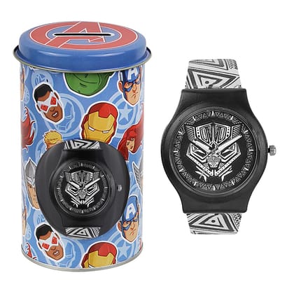 Marvel Comics Wrist Watch for Kids Multicolor Round Analogue Wrist Watch Birthday Gift for Boys & Girls - Age 3 to 12 Years (Black Panther Black) Marvel Comics Wrist Watch for Kids Multicolor Round Analogue Wrist Watch Birthday Gift for Boys & Girls - Age 3 to 12 Years (Black Panther Black)